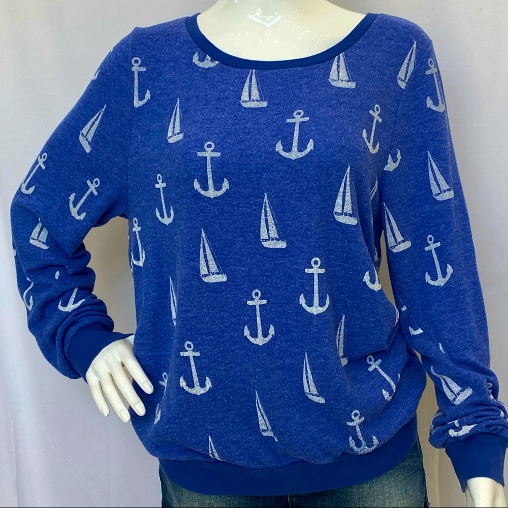 VINTAGE HAVANA NAUTICAL THEME SWEATSHIRT